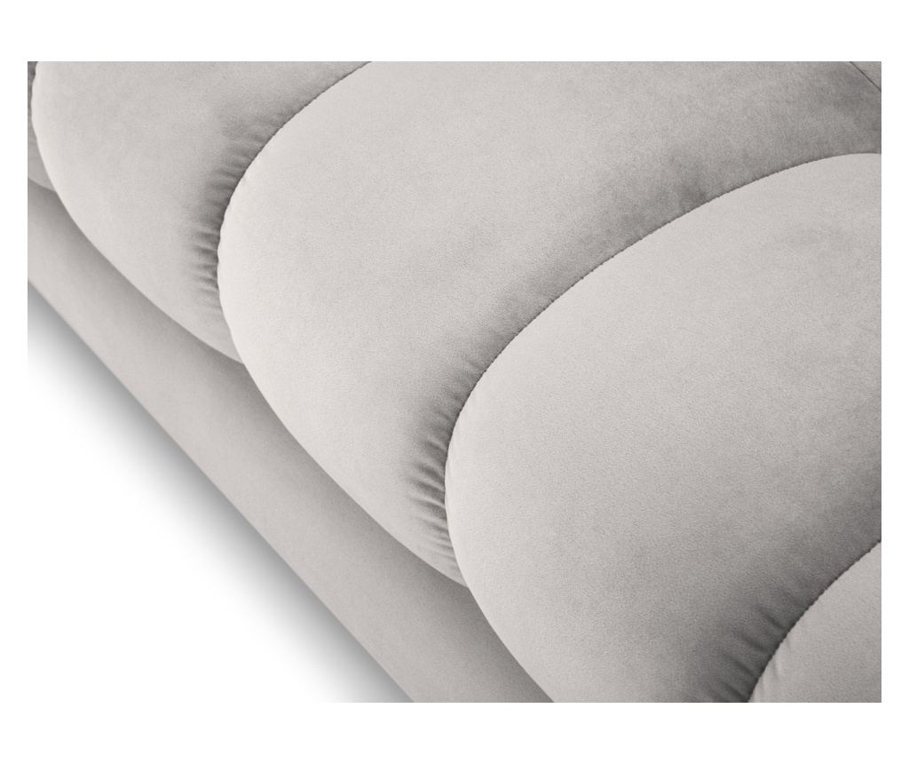 Sarokkanapé Cosmopolitan Design 620658, Bali, Ezüst, 75x185x293 cm - 5