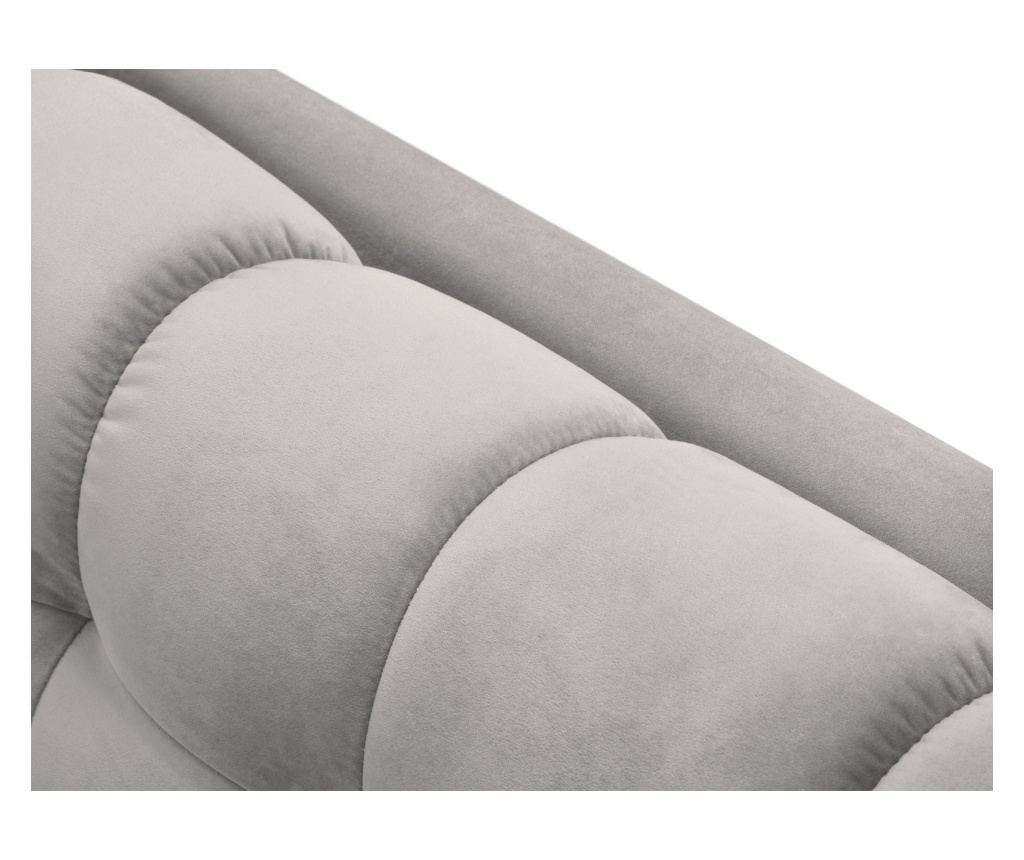 Sarokkanapé Cosmopolitan Design 620658, Bali, Ezüst, 75x185x293 cm - 6