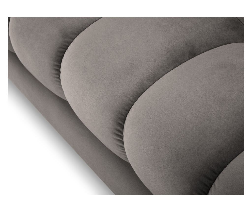 Sarokülőgarnitúra Cosmopolitan Design 620658, Bali, Világosszürke, 75x185x293 cm - 5
