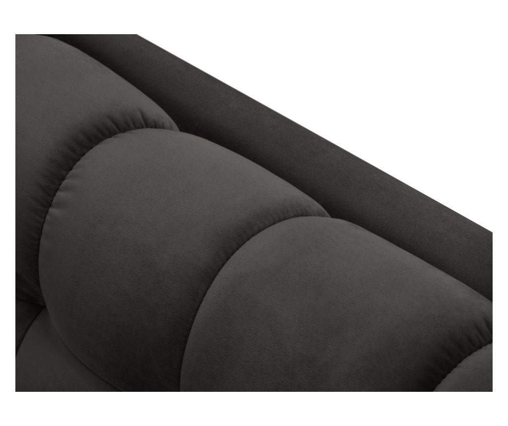 Sarokülőgarnitúra Cosmopolitan Design 620658, Bali, sötétszürke, 75x185x293 cm - 6