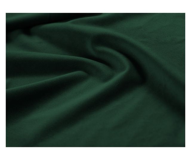 Ъглов диван с U-образна форма Milo Casa Elio, тъмнозелен