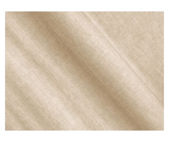 Mazzini Ribes Jasnobeżowa Sofa Narożna z Funkcją Spania