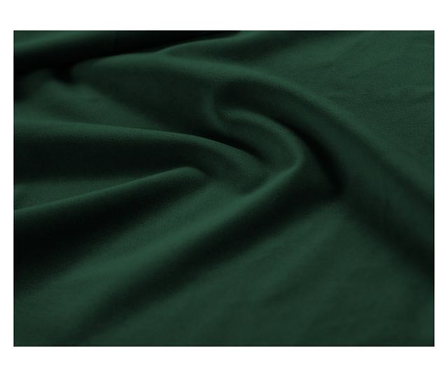 Ъглов диван с U-образна форма Milo Casa Aldo, тъмнозелен