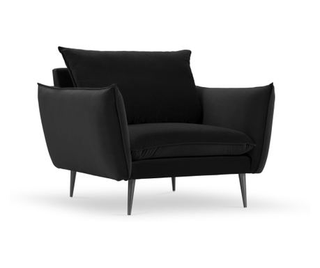 Fotelja Milo Casa 896303, Elio, crna, 97x94x97 cm