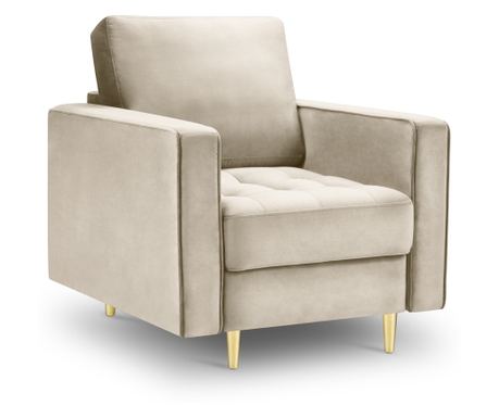 Fotelja Milo Casa 896755, Santo, taupe, 90x90x80 cm