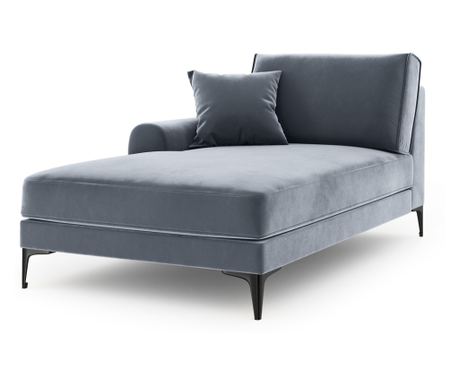 Dnevni ležaj Mazzini 840410, svetlo modra, 90x182x102 cm