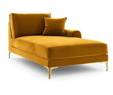 Dnevni ležaj Mazzini 840410, žluta, 90x182x102 cm