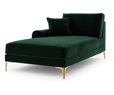 Καναπές Mazzini 840410, Σκούρο Πράσινο, 90x182x102 εκ.