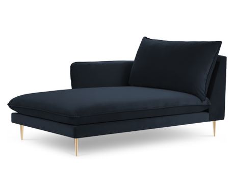 Καναπές-κρεβάτι Cosmopolitan Design 620430, Βιέννη, Σκούρο Μπλε, 95x110x170 εκ.