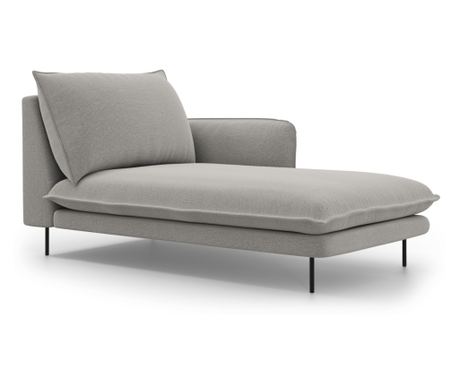 Καναπές Cosmopolitan Design 620430, Βιέννη, Ανοιχτό Γκρι, 95x110x170 εκ.