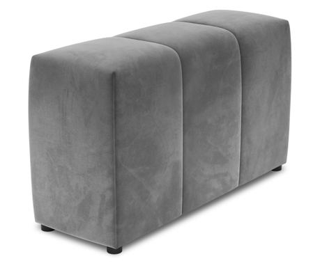 Modul naslona za leđa Cosmopolitan Design 621713, Rome, siva, 75x40x120 cm