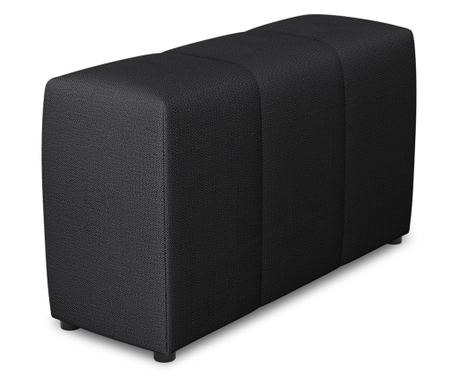Modul naslona za leđa Cosmopolitan Design 621713, Rome, crna, 75x40x120 cm