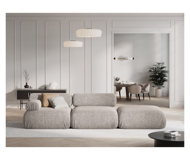 Windsor & Co Kepler Модулен ъглов диван, Тъмно бежов