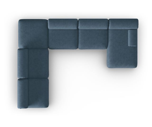 Модулен ъглов диван Windsor & Co Kepler, тъмносин