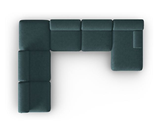 Модулен ъглов диван Windsor & Co, Kepler, тъмнозелен