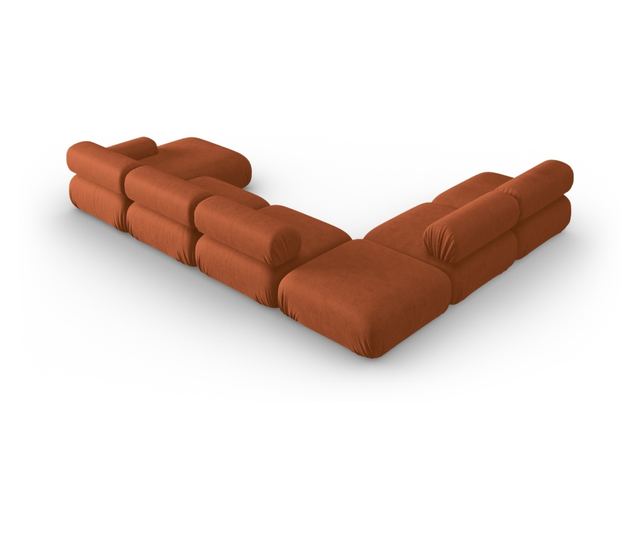 Windsor & Co Kepler Модулен ъглов диван, цвят керемида