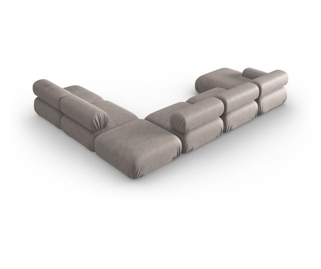 Модулен ъглов диван Windsor & Co, Kepler, тъмно бежов