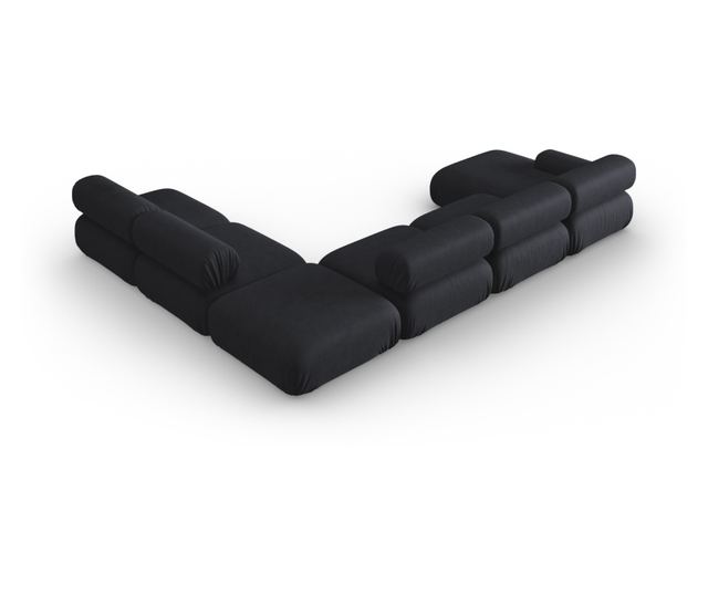 Windsor & Co Kepler Модулен ъглов диван, черен