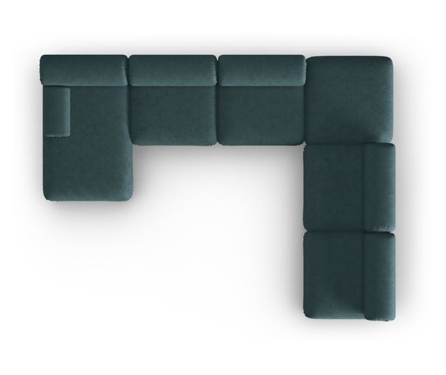 Windsor & Co Kepler Модулен ъглов диван, тъмнозелен