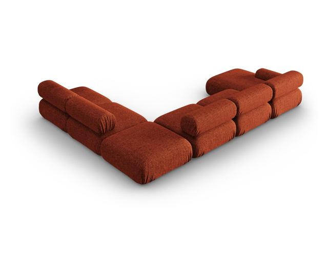 Модулен ъглов диван Windsor & Co, Kepler, Теракота