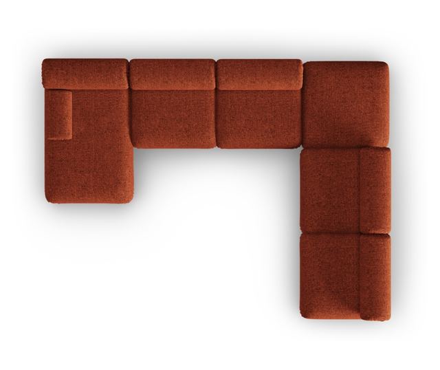 Модулен ъглов диван Windsor & Co, Kepler, Теракота