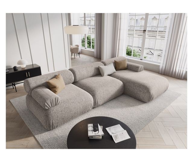 Ъглов модулен диван Windsor & Co Kepler, кралско синьо