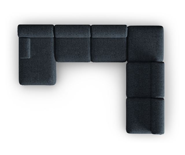 Ъглов модулен диван Windsor & Co Kepler, кралско синьо