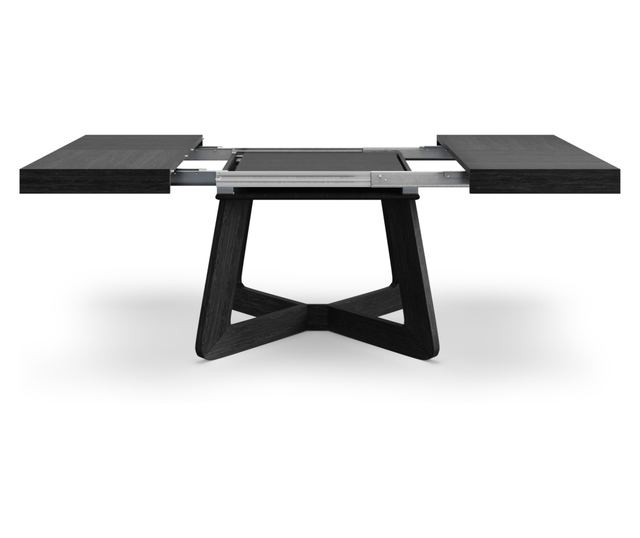 Разтегателна маса Windsor & Co, Nodi, цвят черен дъб