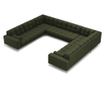 Ъглов диван Cosmopolitan Design Bali Green U-Shape