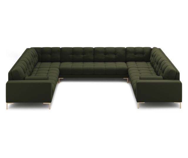 Ъглов диван Cosmopolitan Design Bali Green U-Shape