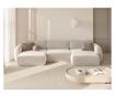 Ъглов диван с U-образна форма и функция сън Cosmopolitan Design, Tonale, цвят слонова кост