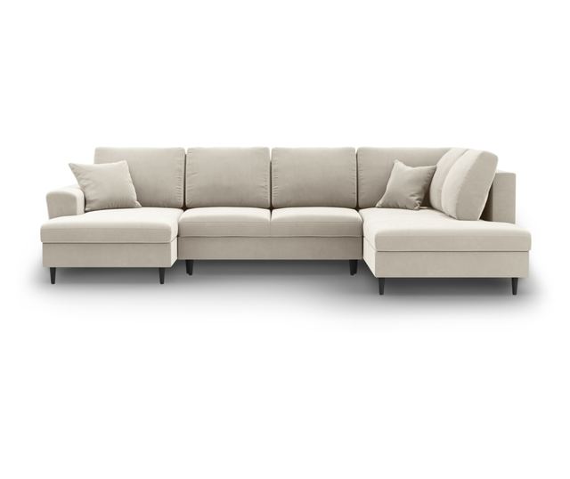 Панорамен диван Cosmopolitan Design Kyoto, светлобежов