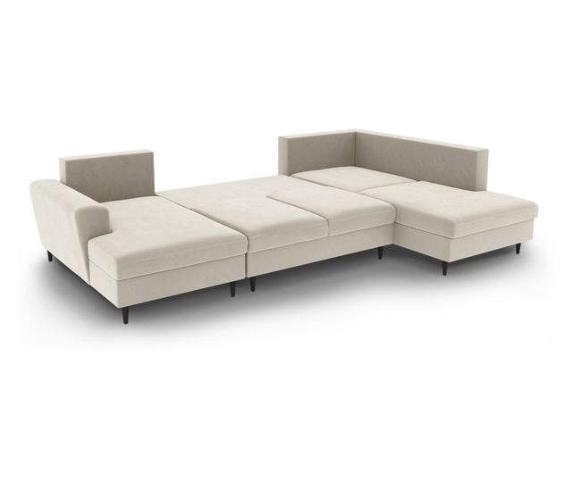 Панорамен диван Cosmopolitan Design Kyoto, светлобежов