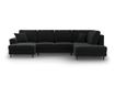 Панорамен диван Cosmopolitan Design Kyoto, черен
