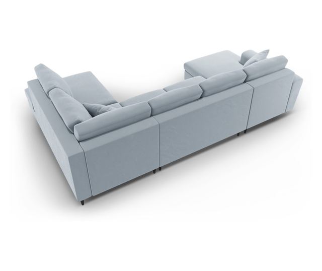 Панорамен диван Cosmopolitan Design Kyoto, светлосин
