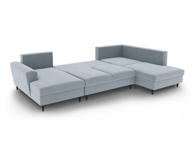 Панорамен диван Cosmopolitan Design Kyoto, светлосин