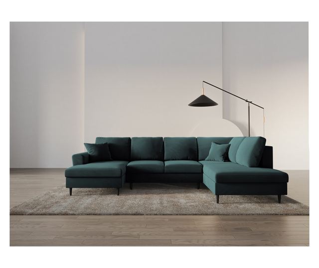 Панорамен диван Cosmopolitan Design Kyoto, тюркоаз