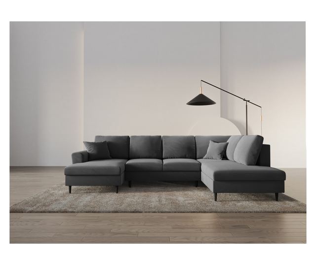 Cosmopolitan Design Kyoto Светлосив панорамен диван