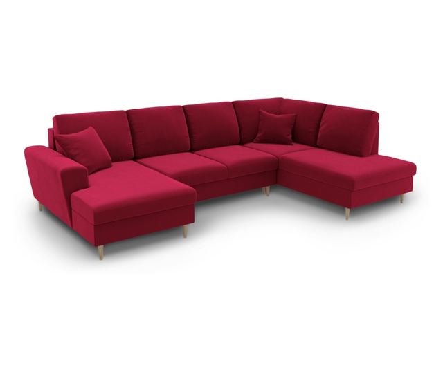 Панорамен диван Cosmopolitan Design Kyoto, червен