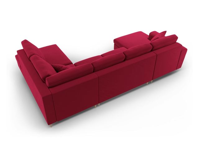 Панорамен диван Cosmopolitan Design Kyoto, червен