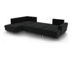 Панорамен диван Cosmopolitan Design Kyoto, черен