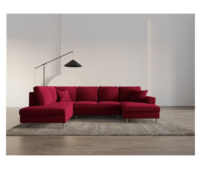 Панорамен диван Cosmopolitan Design Kyoto, червен