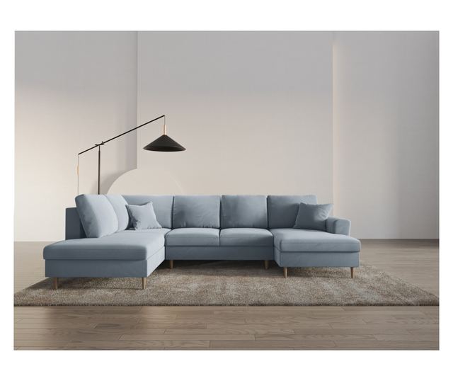 Панорамен диван Cosmopolitan Design Kyoto, светлосин