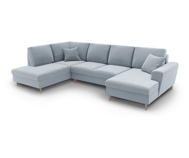 Панорамен диван Cosmopolitan Design Kyoto, светлосин