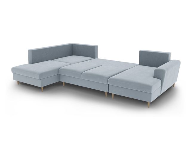 Панорамен диван Cosmopolitan Design Kyoto, светлосин