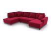 Панорамен диван Cosmopolitan Design Kyoto, червен