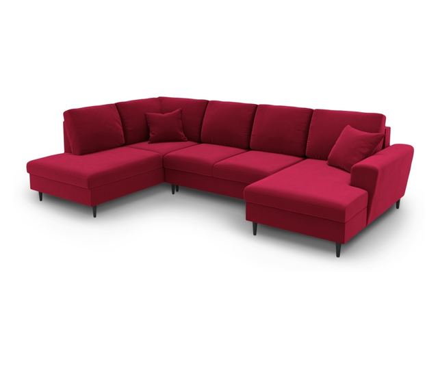 Панорамен диван Cosmopolitan Design Kyoto, червен