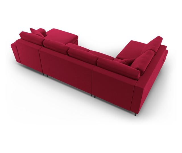 Панорамен диван Cosmopolitan Design Kyoto, червен