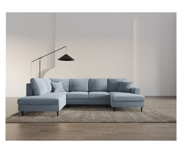 Панорамен диван Cosmopolitan Design Kyoto, светлосин