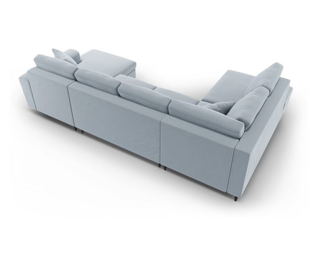 Панорамен диван Cosmopolitan Design Kyoto, светлосин